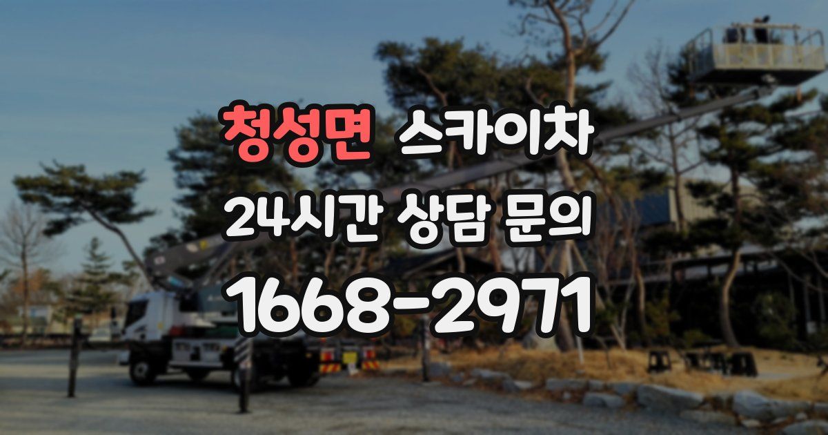 청성면 스카이차