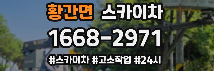 황간면 스카이차