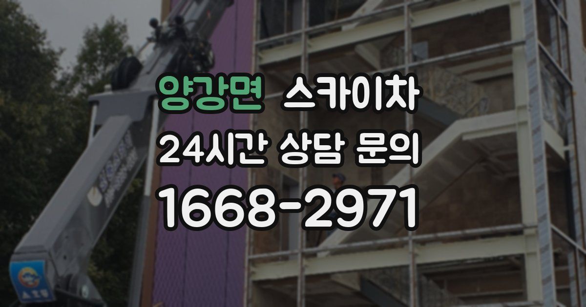양강면 스카이차