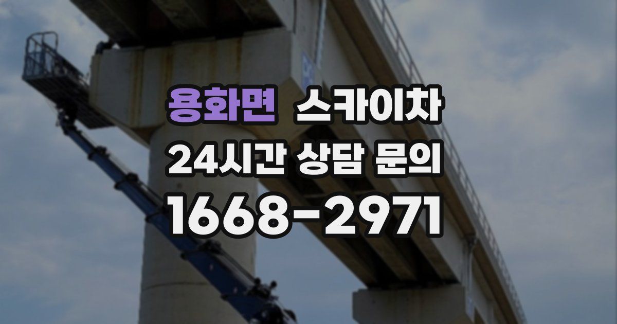 용화면 스카이차