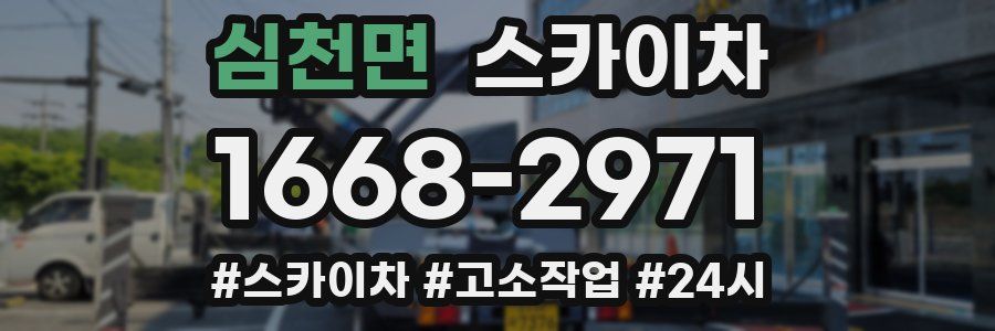 심천면 스카이차