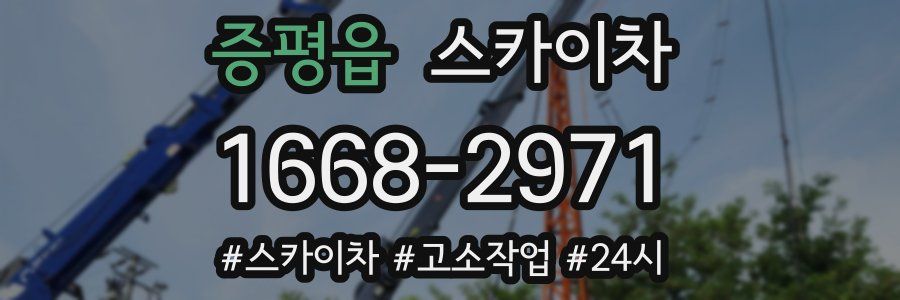 증평읍 스카이차