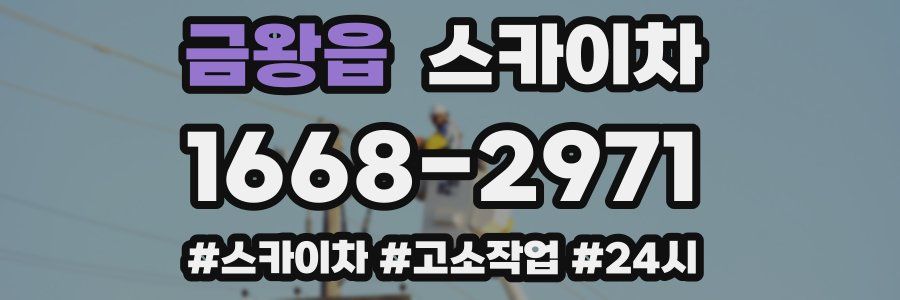 금왕읍 스카이차