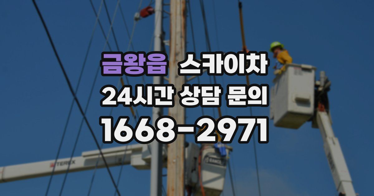 금왕읍 스카이차