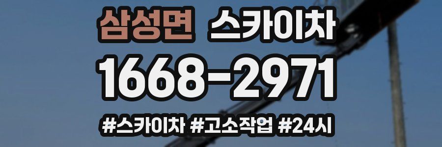 삼성면 스카이차