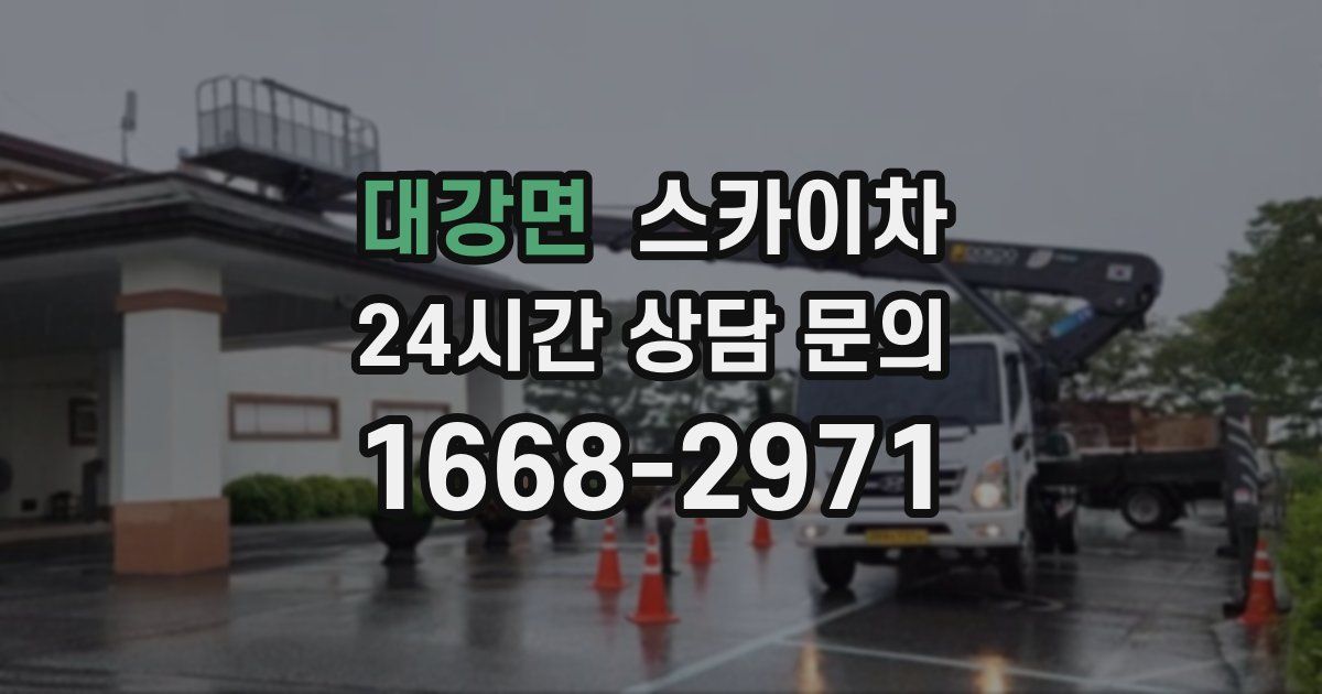 대강면 스카이차