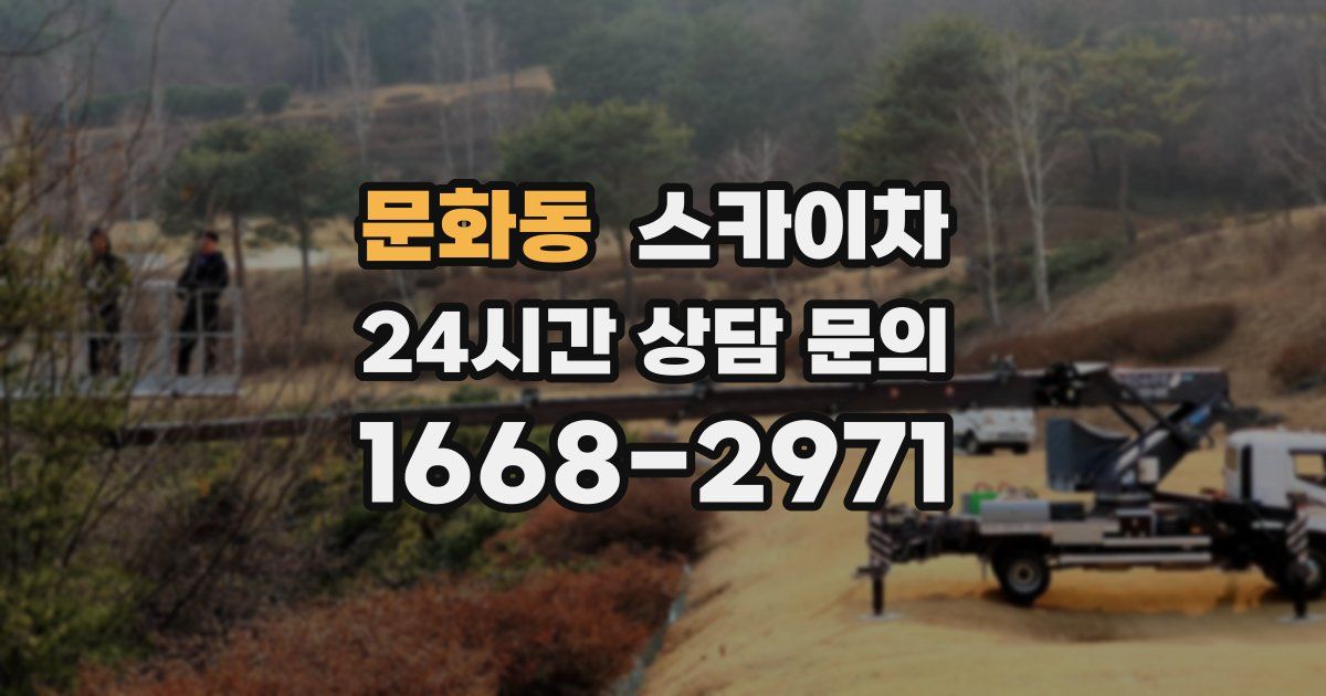 문화동 스카이차