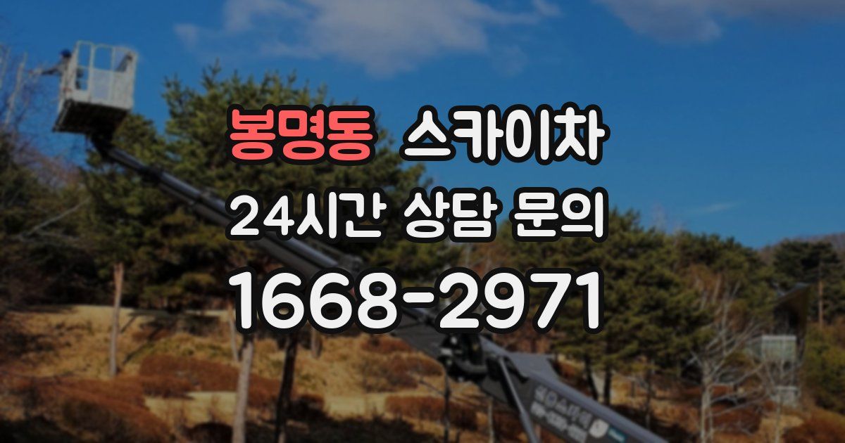 봉명동 스카이차