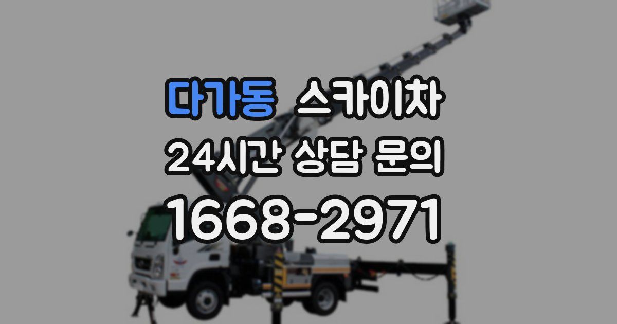 다가동 스카이차