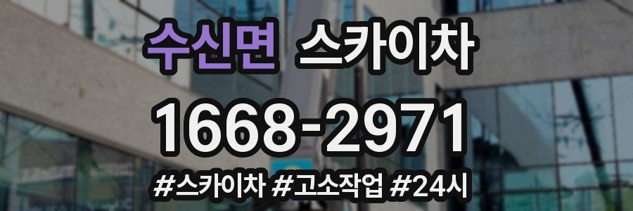 수신면 스카이차
