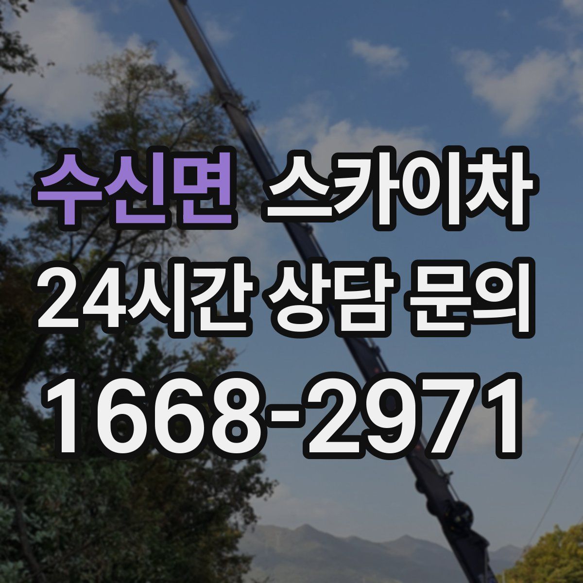 수신면 스카이차