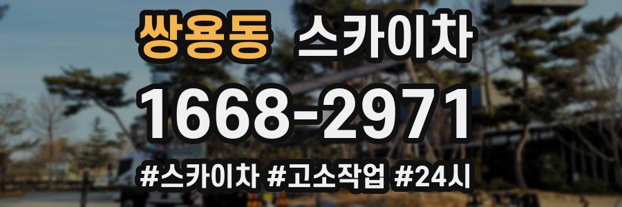 쌍용동 스카이차