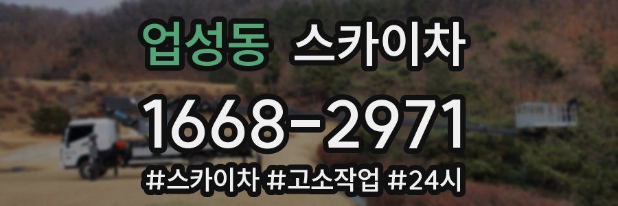 업성동 스카이차
