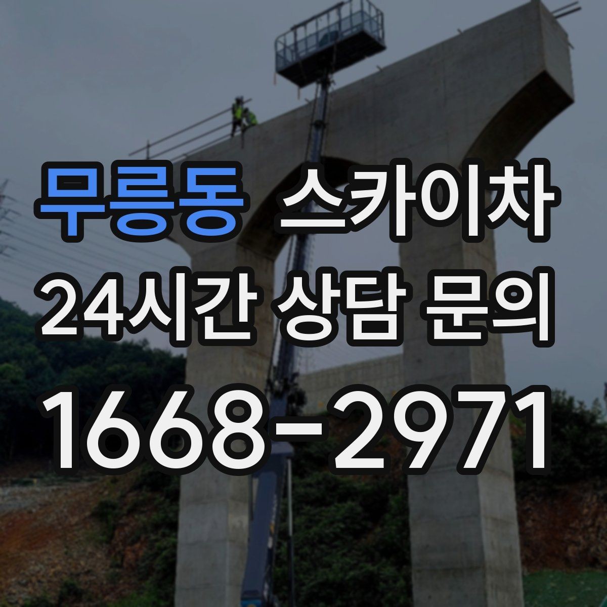 무릉동 스카이차 매장 외부 스피커 라인 정리 작업