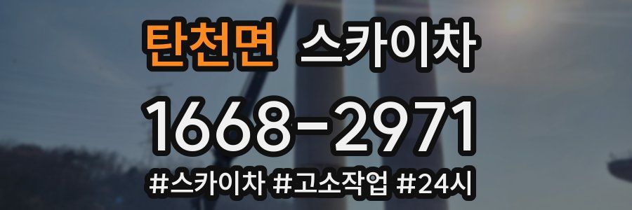 탄천면 스카이차
