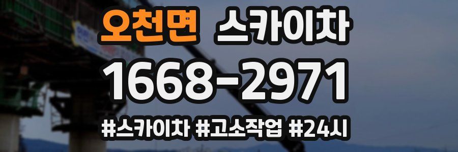 오천면 스카이차