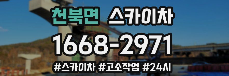 천북면 스카이차