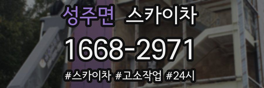성주면 스카이차