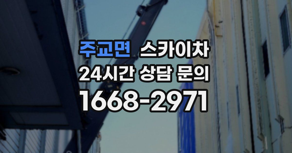 주교면 스카이차
