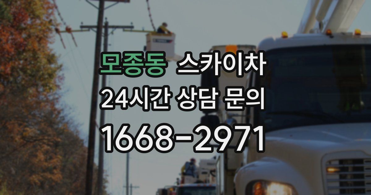 모종동 스카이차