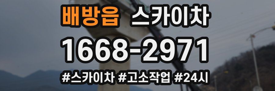배방읍 스카이차