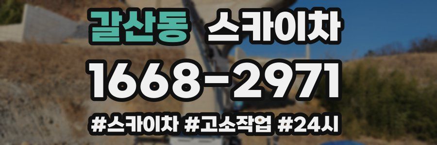 갈산동 스카이차