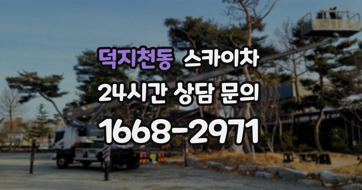 덕지천동 스카이차