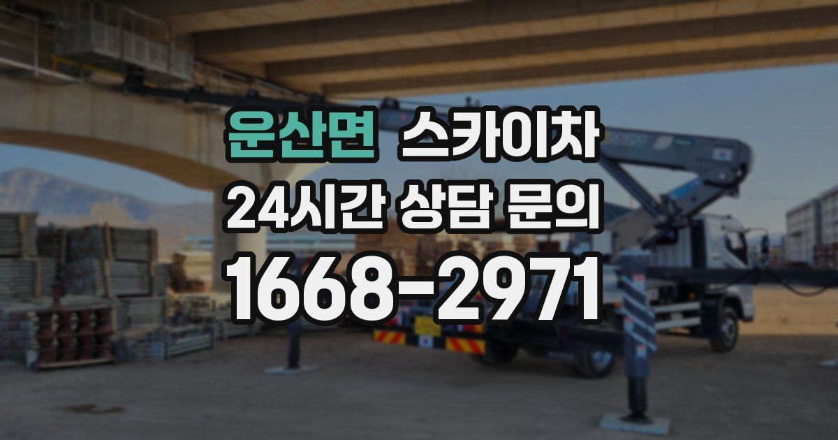 운산면 스카이차