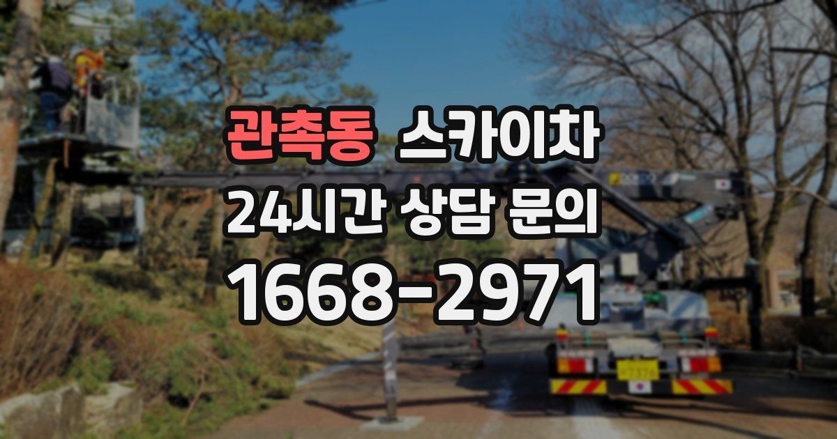 관촉동 스카이차