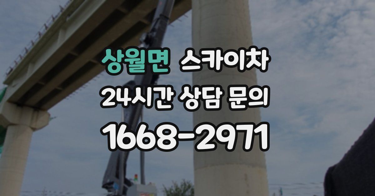 상월면 스카이차
