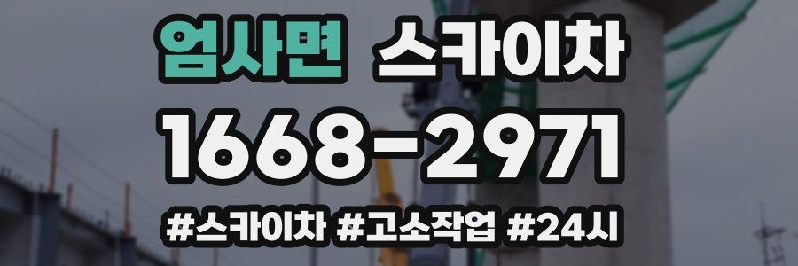 엄사면 스카이차