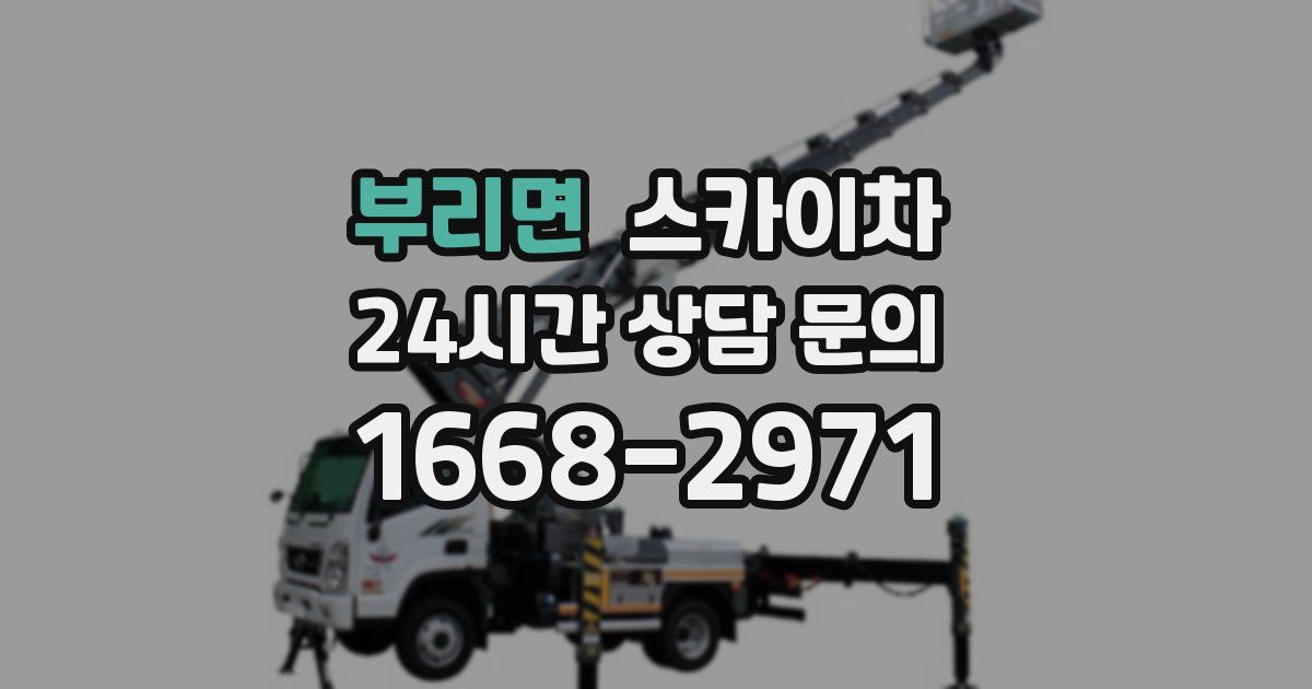 부리면 스카이차