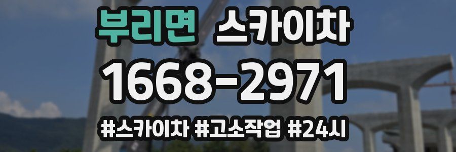 부리면 스카이차