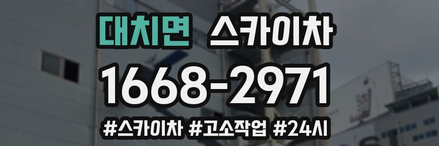 대치면 스카이차