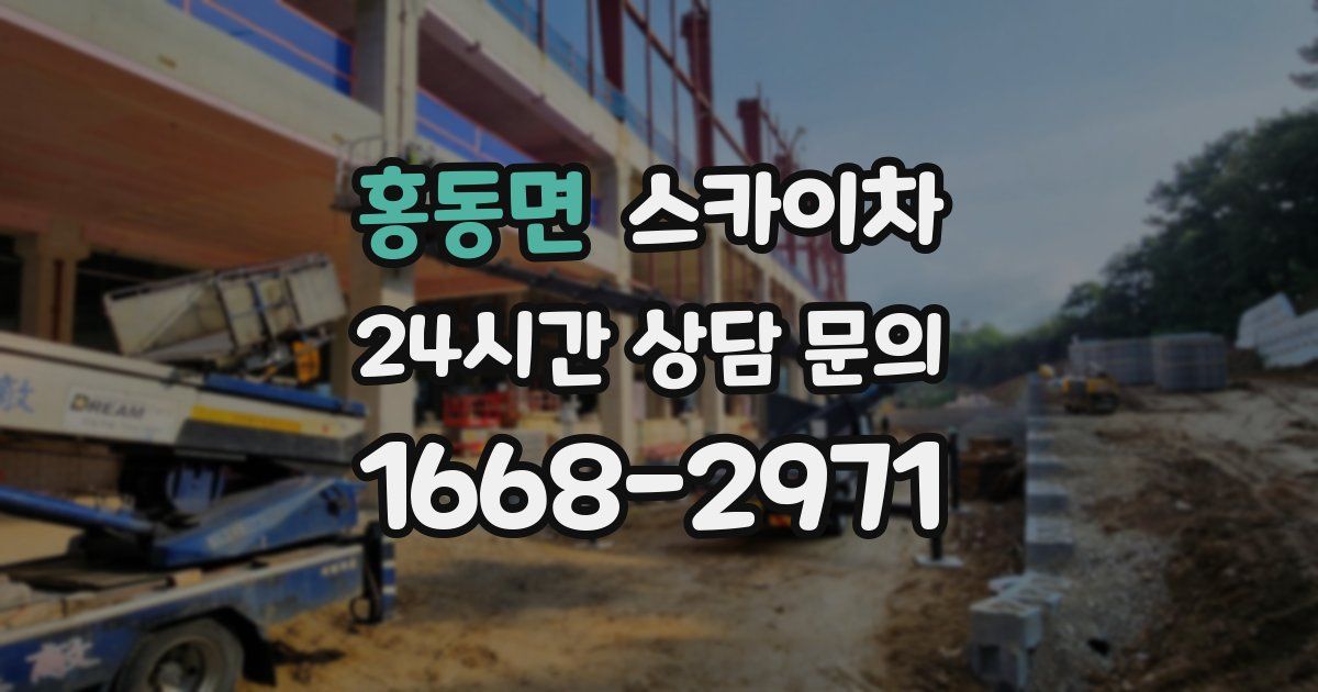 홍동면 스카이차