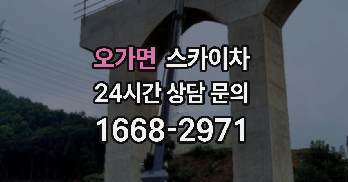 오가면 스카이차
