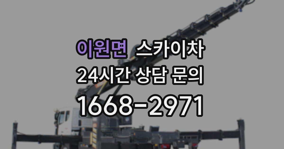 이원면 스카이차
