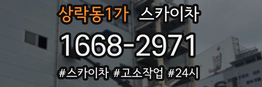 상락동1가 스카이차