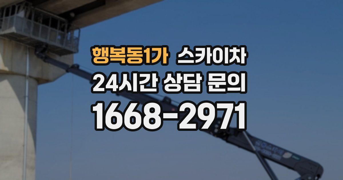 행복동1가 스카이차