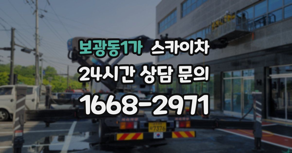 보광동1가 스카이차