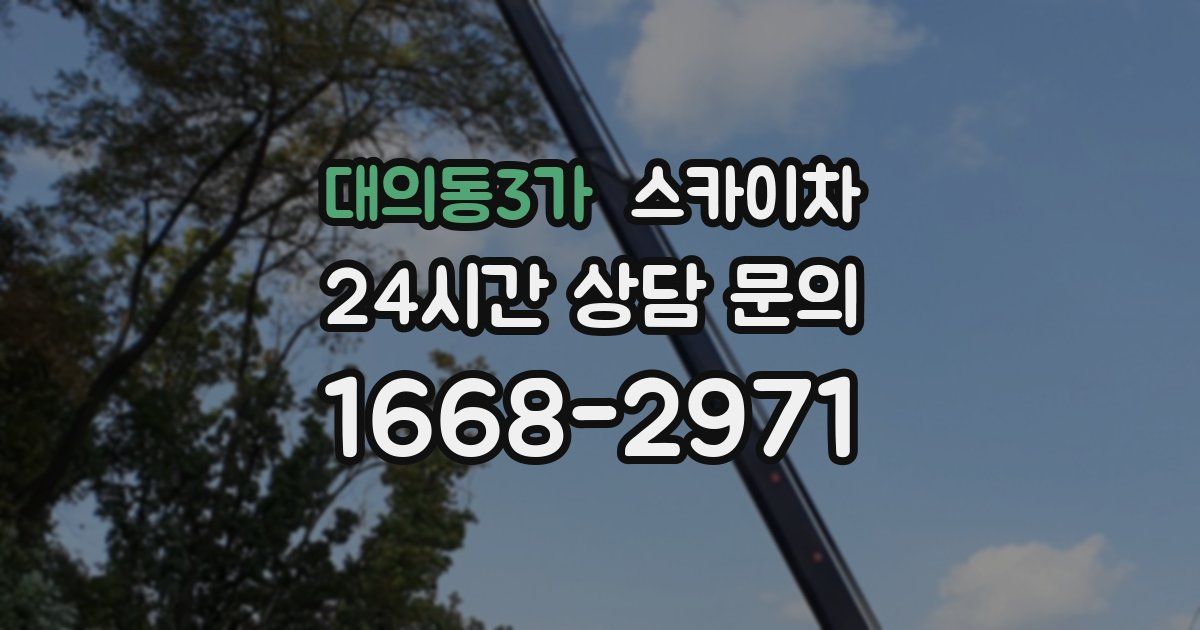 대의동3가 스카이차