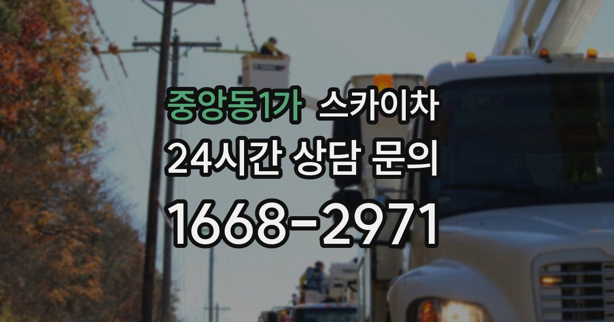 중앙동1가 스카이차