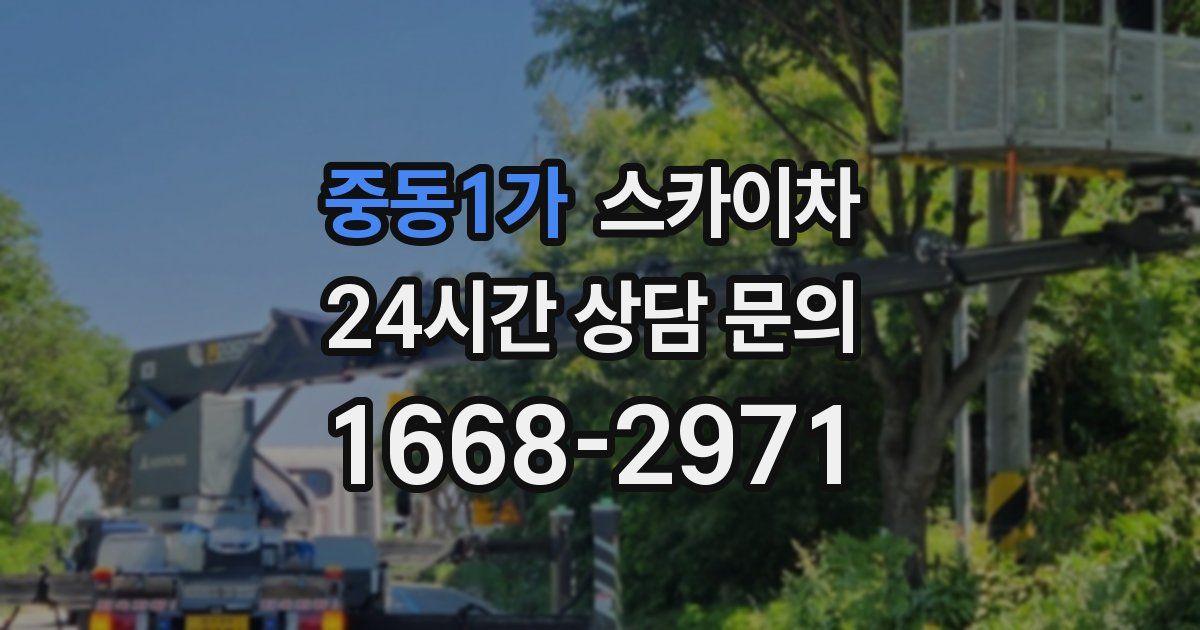 중동1가 스카이차