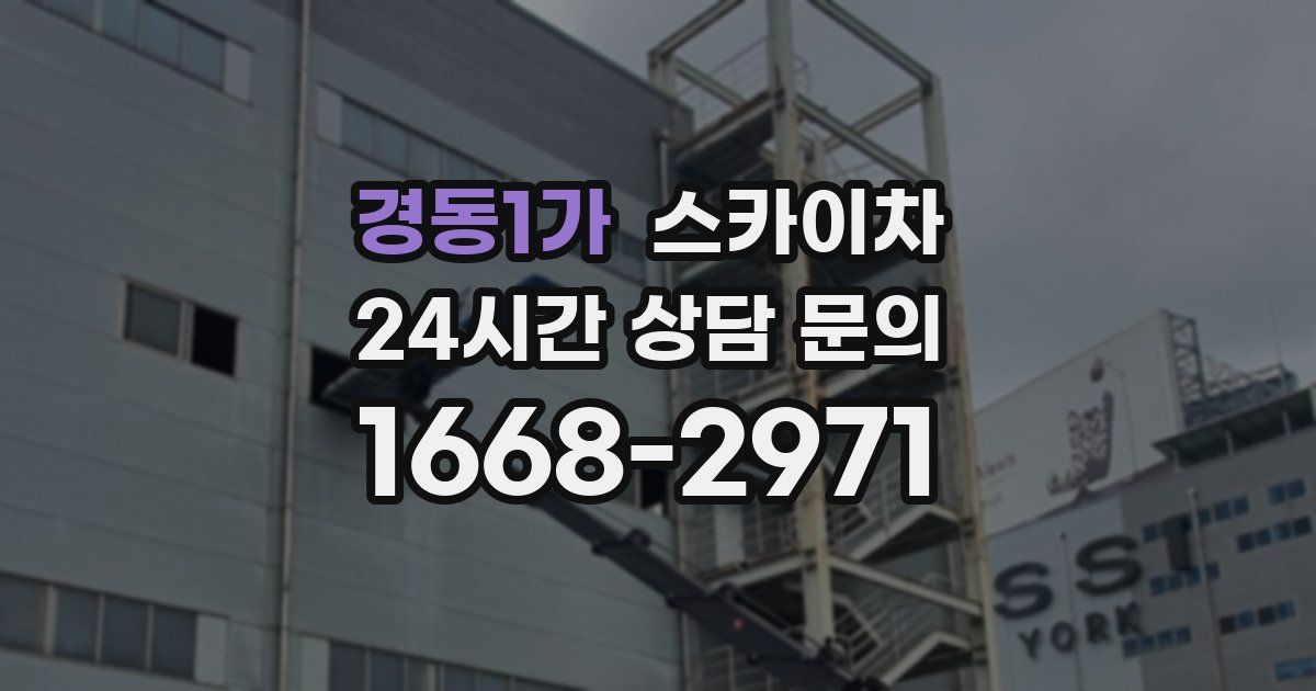 경동1가 스카이차