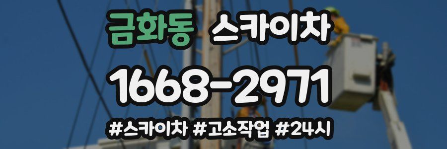 금화동 스카이차