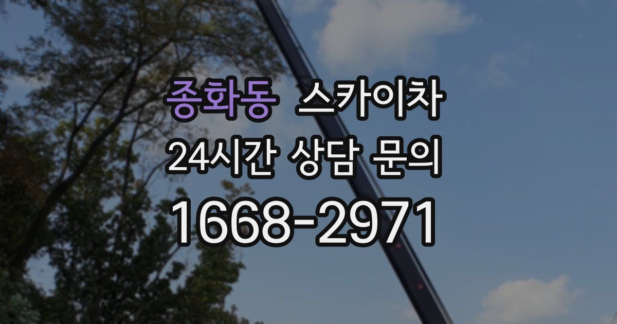 종화동 스카이차