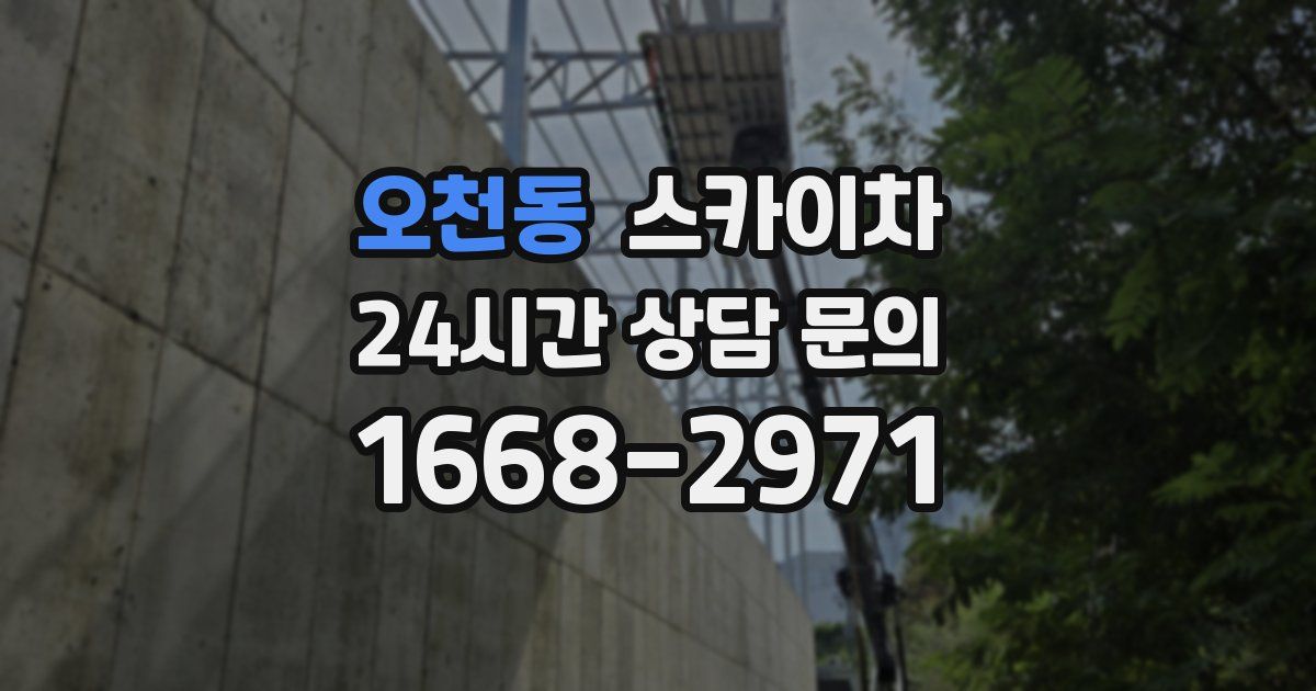 오천동 스카이차