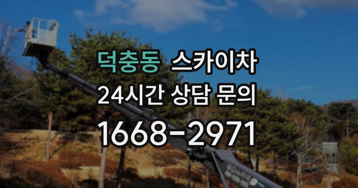 덕충동 스카이차