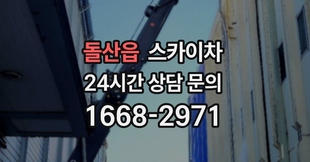 돌산읍 스카이차