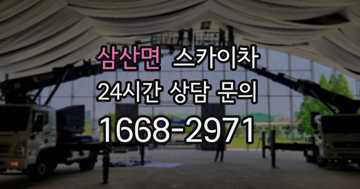 삼산면 스카이차